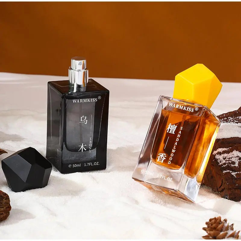 Sandalwood Ebony Perfume Spray,Woody Scent Men's Eau De Cologne,Cedar/Vetiver/Musk/Agarwood Light Fragrance Mist,Long Lasting
