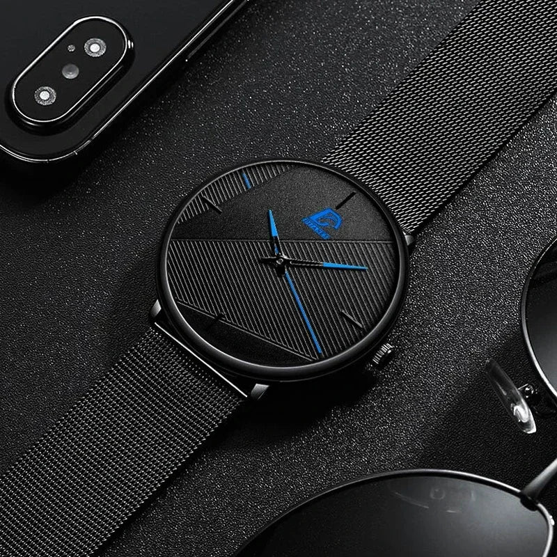 reloj hombre Watches Mens 2025 Minimalist Men's Fashion Ultra-thin Watch Simple Men Business Quartz Wristwatch relogio masculino