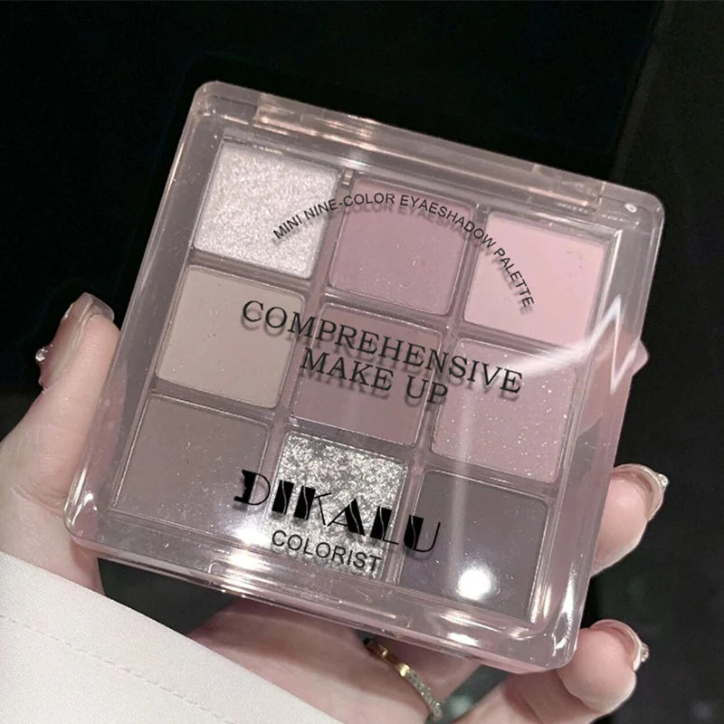High Quality Matte Eyeshadow Palette Pearlescent Sequins Blush Eyeshadow Highlighter For Women