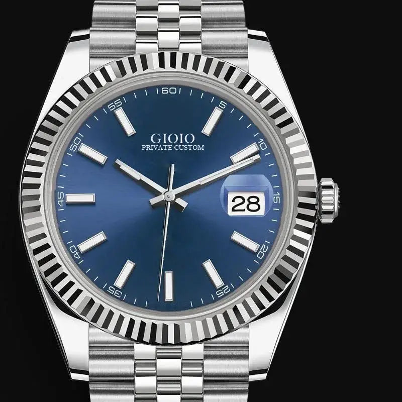 Luxury Automatic Watch for Men Mechanical Watches Stainless Steel Datejusts Style Gold Black Blue White Diamond Dial