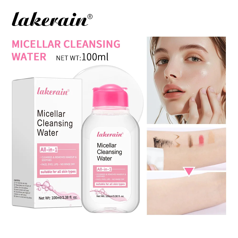 100ml Garnier Micellar Water Hydrating Facial Cleanser Deep Makeup Remover Cleaning Water Refresh Hydrate Cleansing Skin