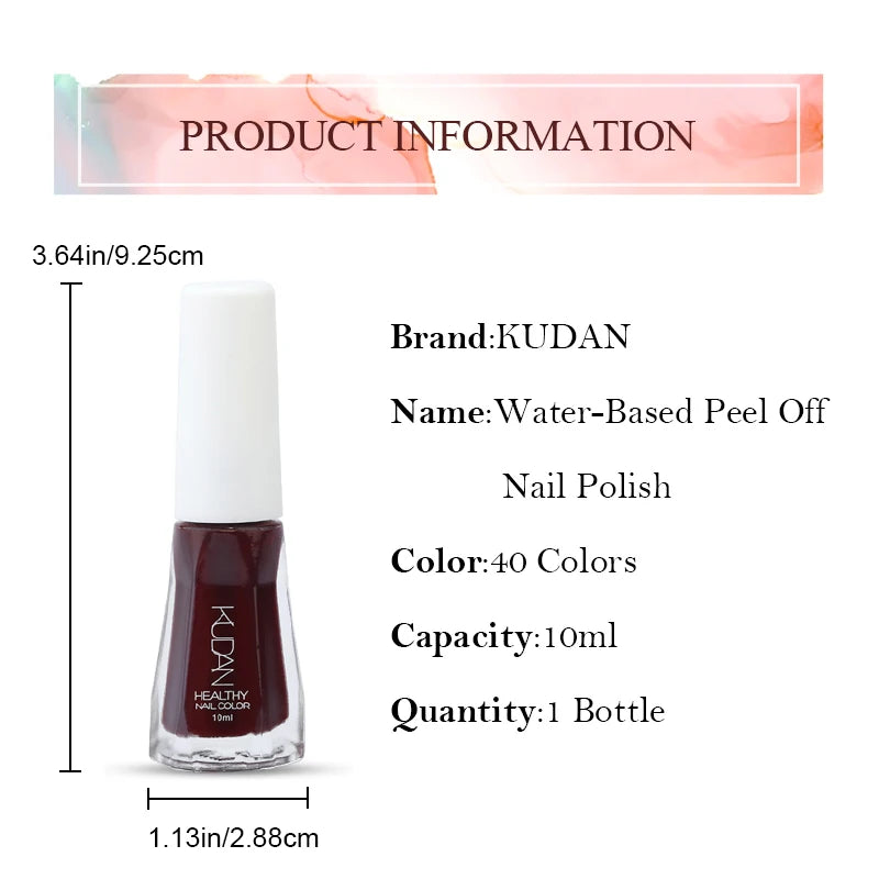 1PC 10ml Glass Bottle Colorful Nail Polish For Nails Nail Art Varnish Fashion DIY Design Manicure No Need Lamp Autumn Winter
