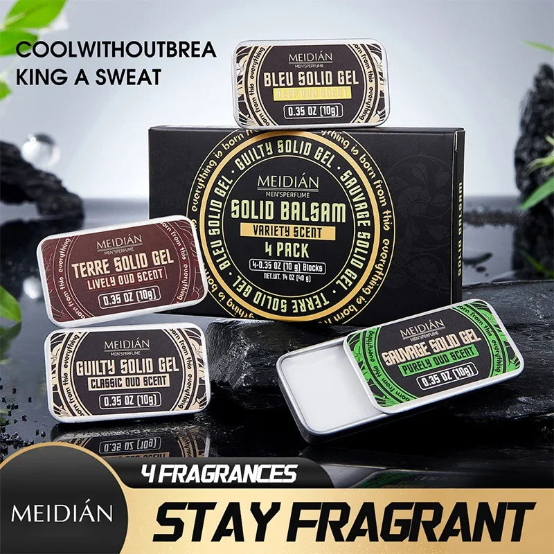 Pheromone Cologne Solid Perfume Fruity Scent Lasting Natural Fragrance Release Charming Confidence Pocket Deodorant Solid Balm