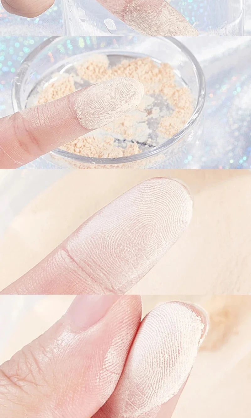 Banana Shaped Loose Powder Can Reduce Pores and Fine Lines, With a Long-lasting Matte Effect and Natural Facial Makeup Powder