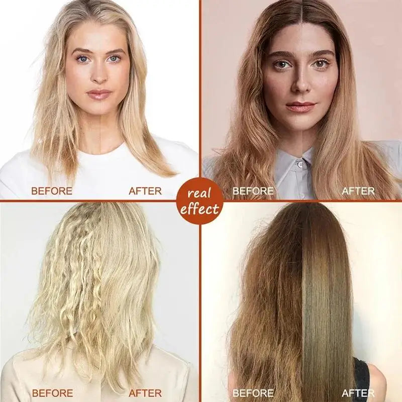 Keratin Hair Mask Magical 5 Second Frizzy Soft Smooth Repair Damage Hyaluronic Acid Conditioner Shiny Deep Moisturize Hair Care