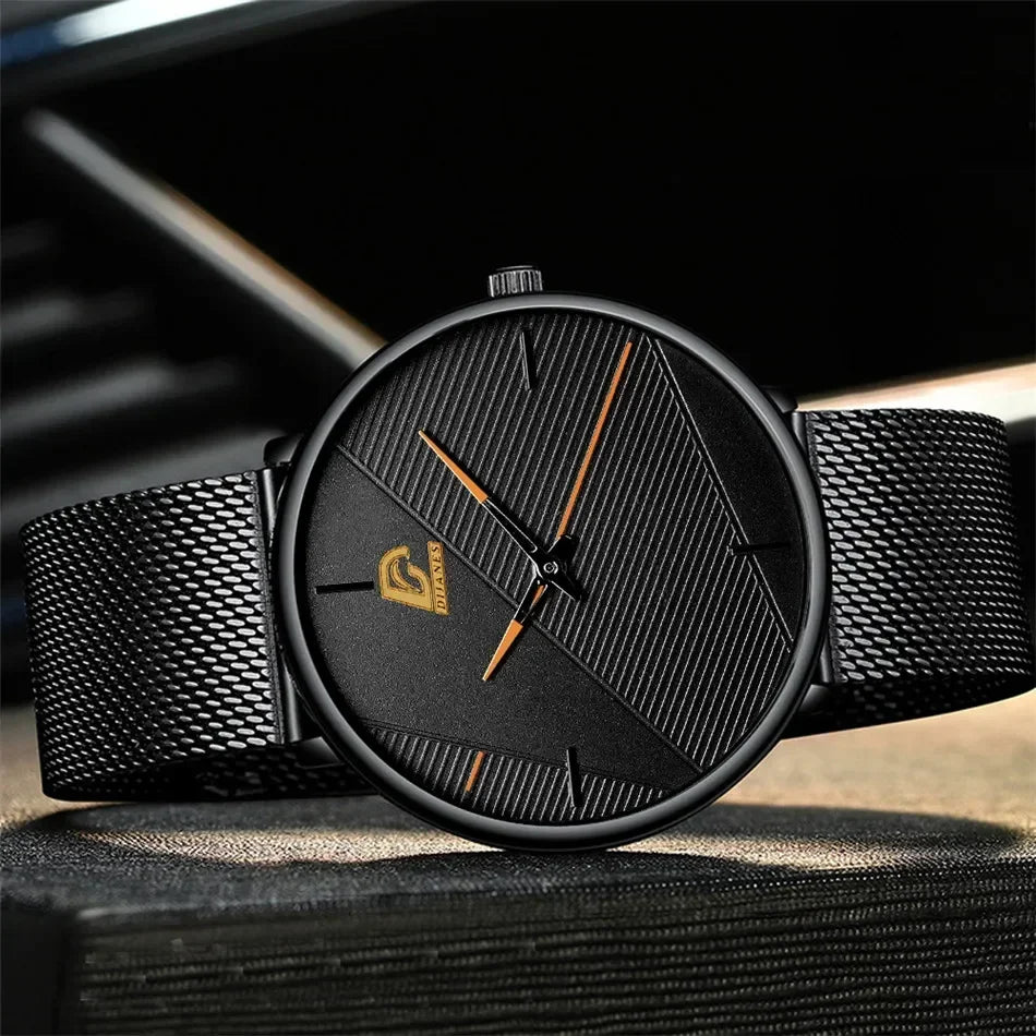 reloj hombre Watches Mens 2025 Minimalist Men's Fashion Ultra-thin Watch Simple Men Business Quartz Wristwatch relogio masculino