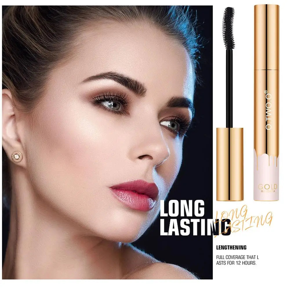 Mascara Lengthening Nourish Eyelash Extension 4D Silk Fiber Curling Volume Lashes Thick High Quality Makeup Waterproof