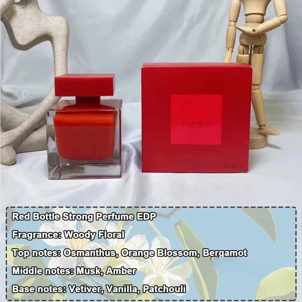 90ml Women Perfume Long Lasting Woody Floral Eau De Parfum EDP Pure Musk Extract Women's Everyday Essential Perfume Gift
