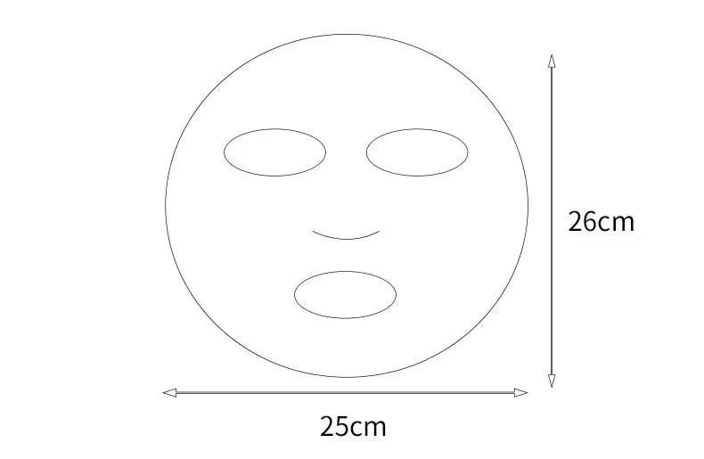 Disposable Face Plastic Film Full Face Cleaner Mask Neck Stickers Paper Transparent PE Masks Wrap Facial Beauty Healthy Tool