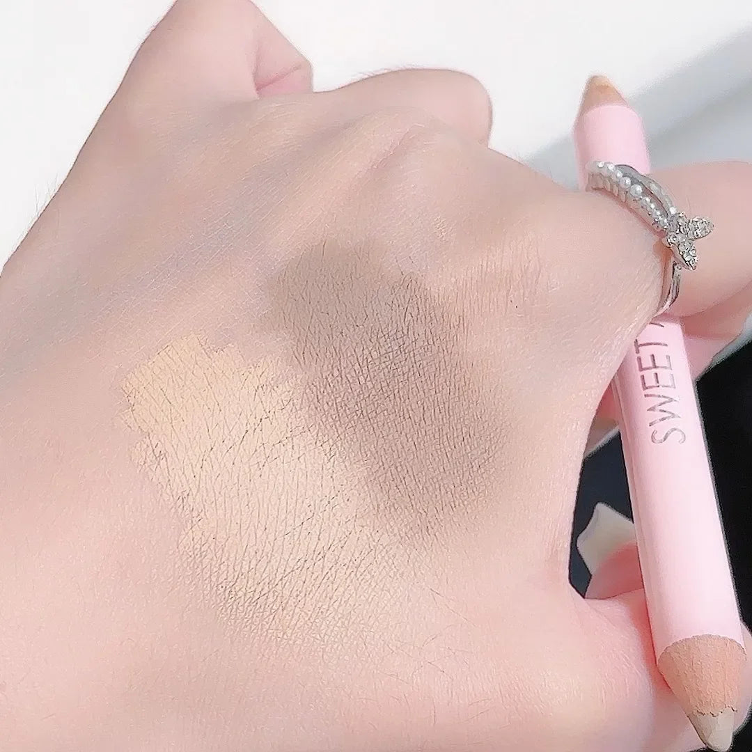 Natural 3D Contouring Pen Face Brightening Corrector Nose Shadow Sculpting Face Silkworm Highlighter Shading Stick Korean Makeup