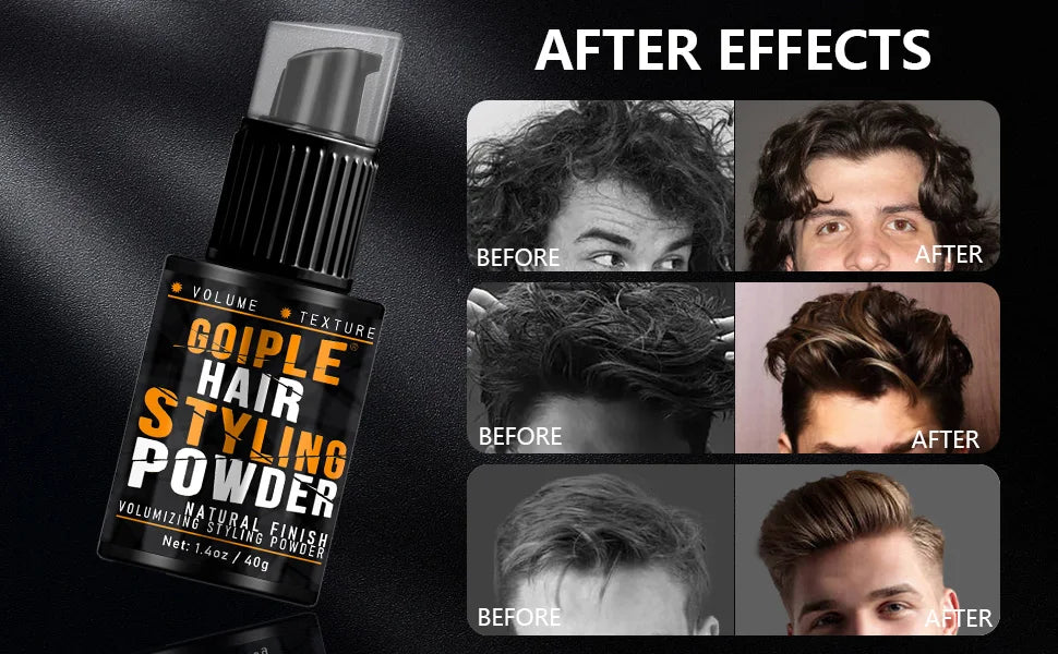 GOIPLE Hair Styling Powder Increase Volume Capturing Modeling Hairstyles Long-Lasting Texture Powders Spray Unisex