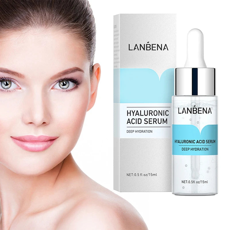 4 Kinds Moisturizing Facial Serum Deep Repair Face Skin Hyaluronic Acid Vitamin C Essence Fade Dark Spots Anti-Aging Skin Care