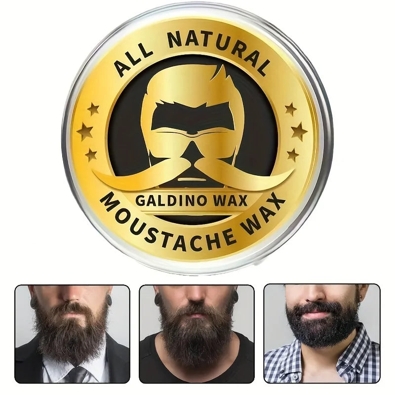 Men Beard Care Wax Strong Hold Deep Moisturize Strengthen Smooth Dashing Growth Groomed Charming More Thicking Beard Balm Cream