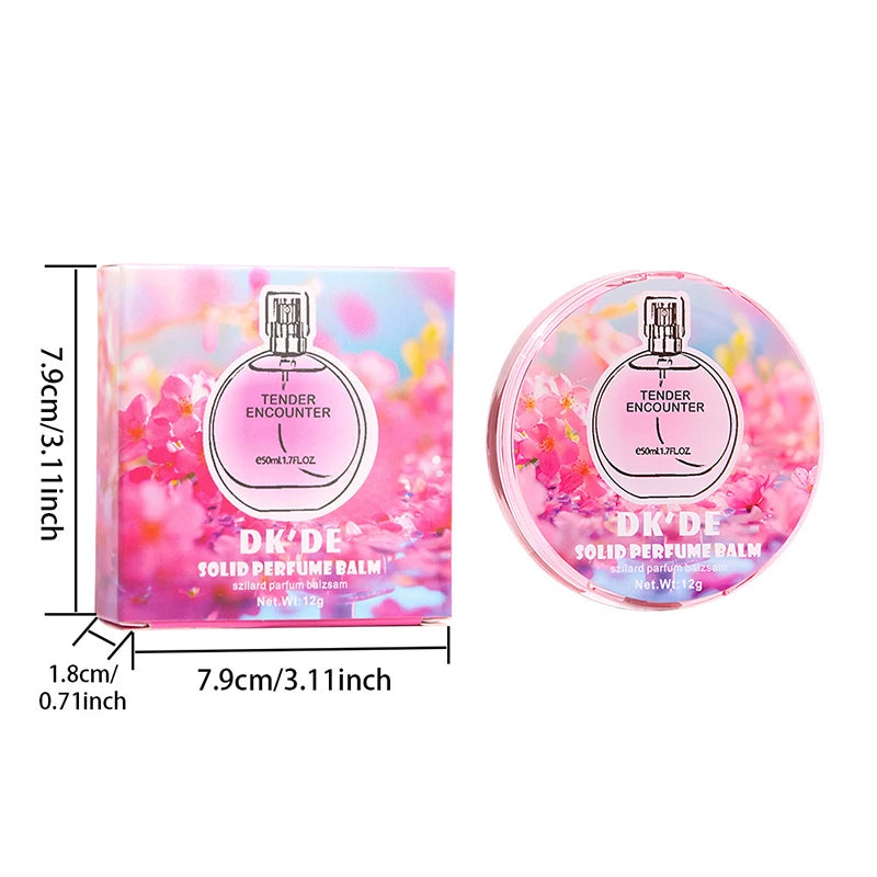 Solid Perfume Luxury Brand Men And Women Light Fragrance Long-lasting Fragrance Floral Fruity Cologne Charm Convenient Body Balm