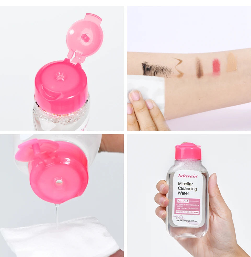 100ml Garnier Micellar Water Hydrating Facial Cleanser Deep Makeup Remover Cleaning Water Refresh Hydrate Cleansing Skin