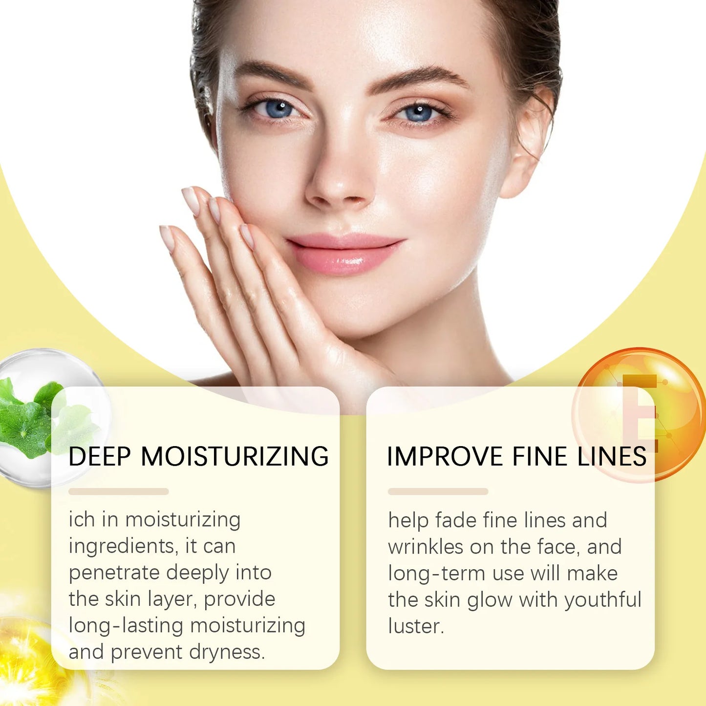 5 In 1 Serum Anti Aging Improve Firmness Remove Wrinkles Hydrating Dryness Brightening Smoothing Fade Dark Spots Facial Essence
