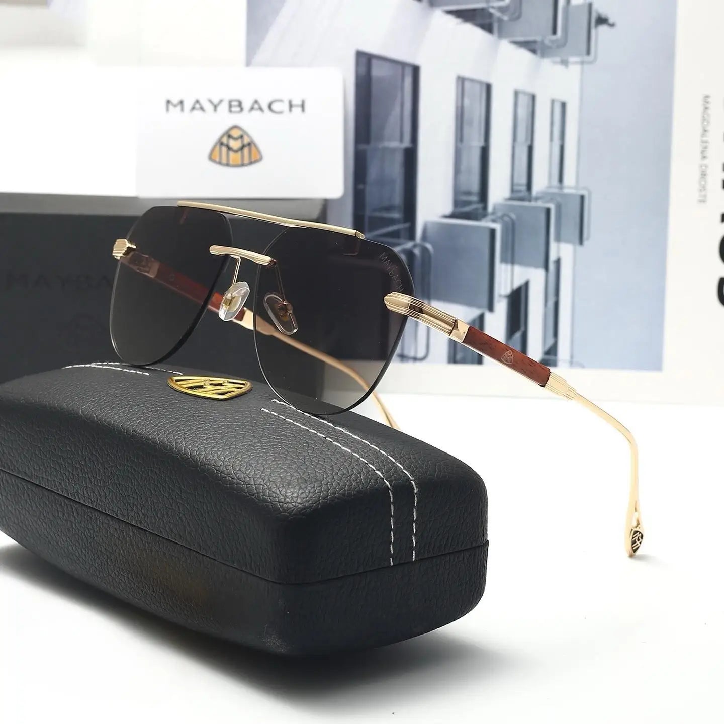 Car High-End Luxury Sunglasses Maybach S Class Men Fashion Goggles
