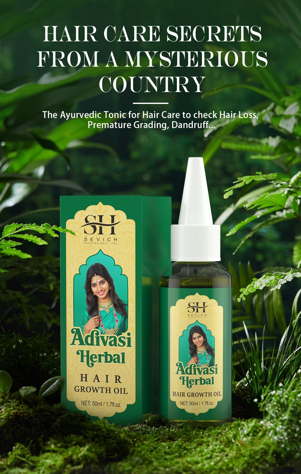 Pure Natural India Hair Oil Ayurvedic Herbal Hair Care Shampoo Rosemary Hair Growth Oil Anti Hair Loss Hair Regrowth Serum
