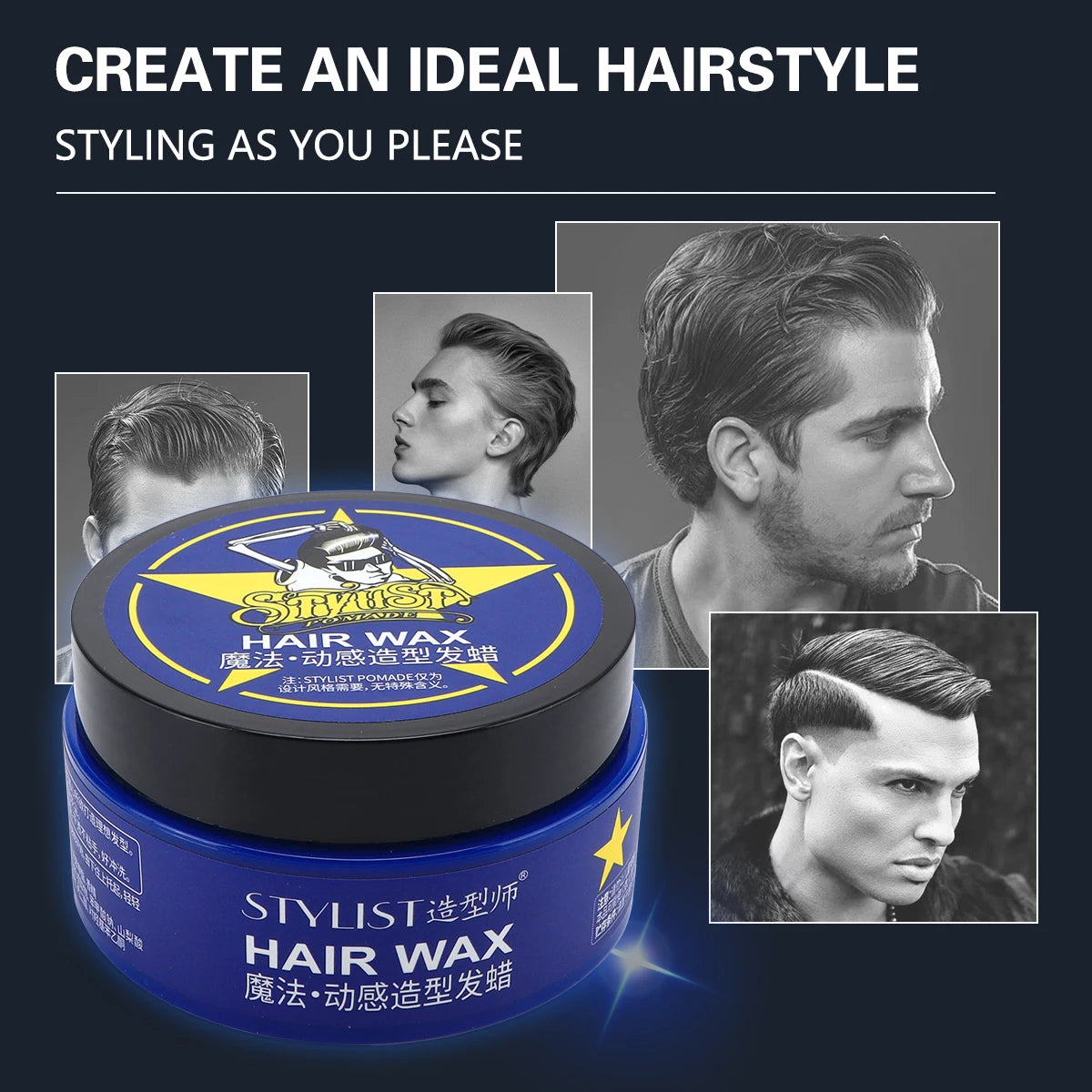 Hairdresser Styling Hair Pomade Barber Restoring Ointment Men's Hairstylist Gel Hairdressing Salon Supplies