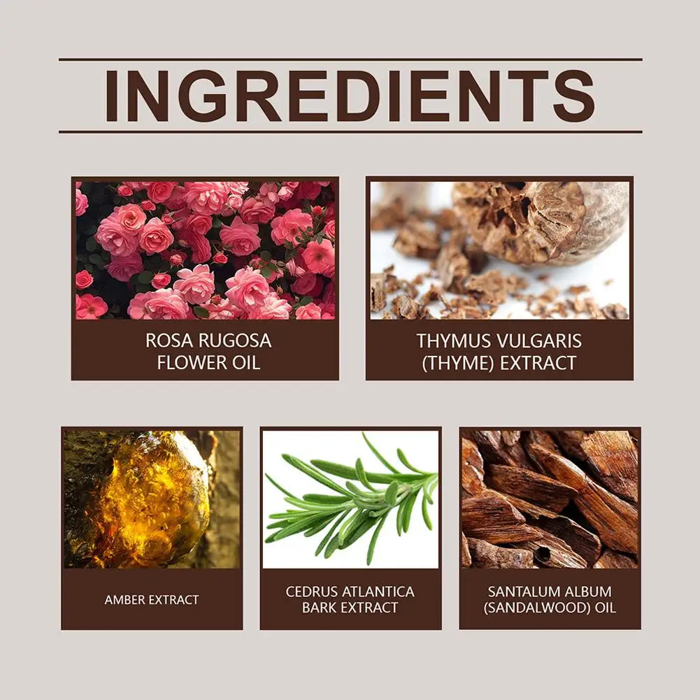 Sandalwood Solid Perfume Pure Sandalwood Oil Woody Balm For Men Fragrance Charming Attraction Odor Remover Deodorant Solid Balm