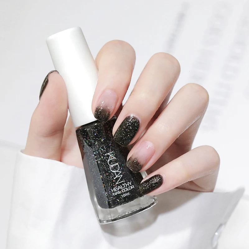 1PC 10ml Glass Bottle Colorful Nail Polish For Nails Nail Art Varnish Fashion DIY Design Manicure No Need Lamp Autumn Winter