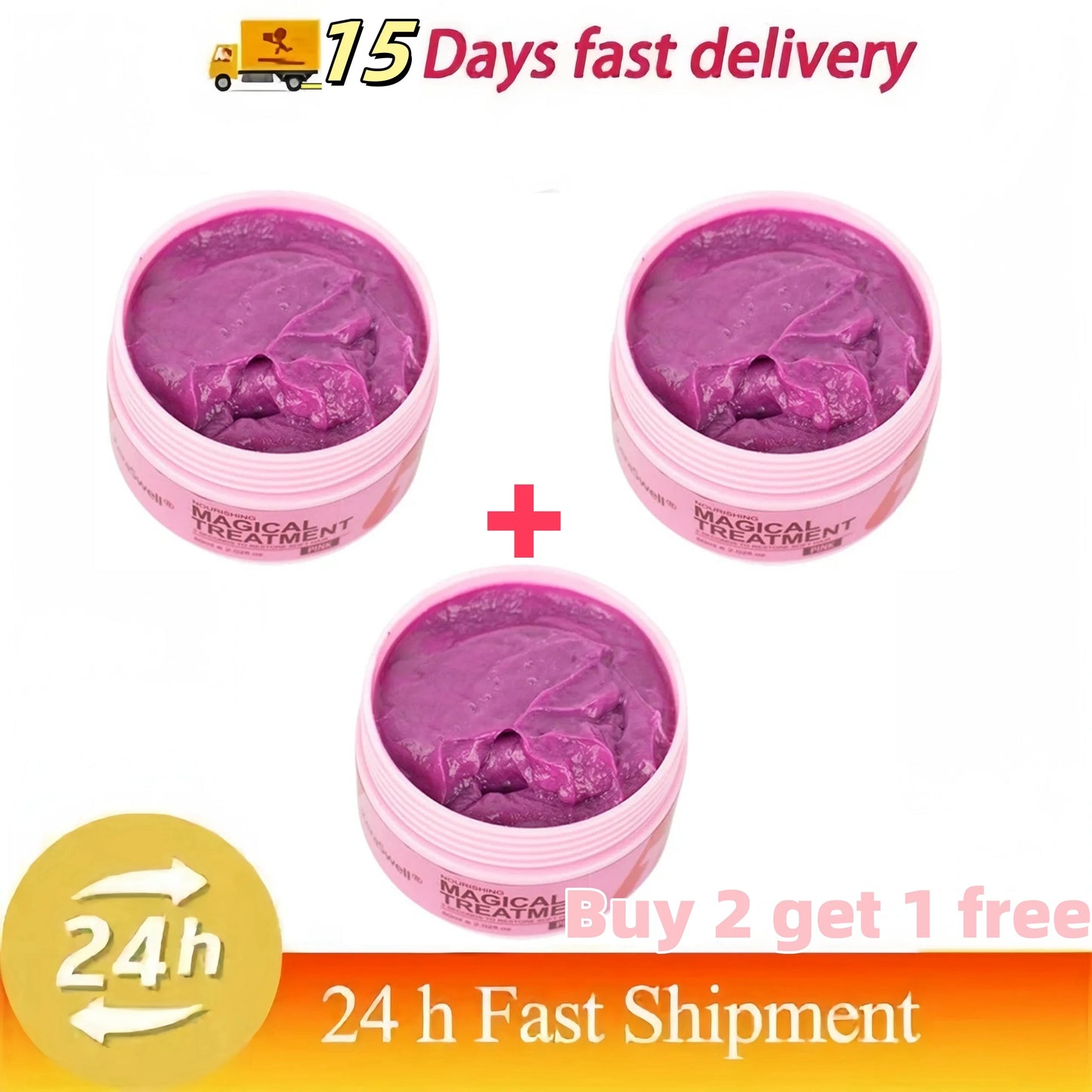 Magical Hair Mask 5 Seconds Repair Damaged Carry Hair Frizzy Soft Smooth Shiny Deep Moisturize Treat Care Essential Oil 60ml