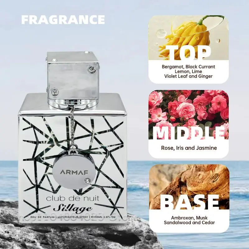 105ML Armaf Club De Nuit Intense Man Eau De Toilette Woody Spicy Attract Women Long-lasting Fragrance Perfect For All Occasions