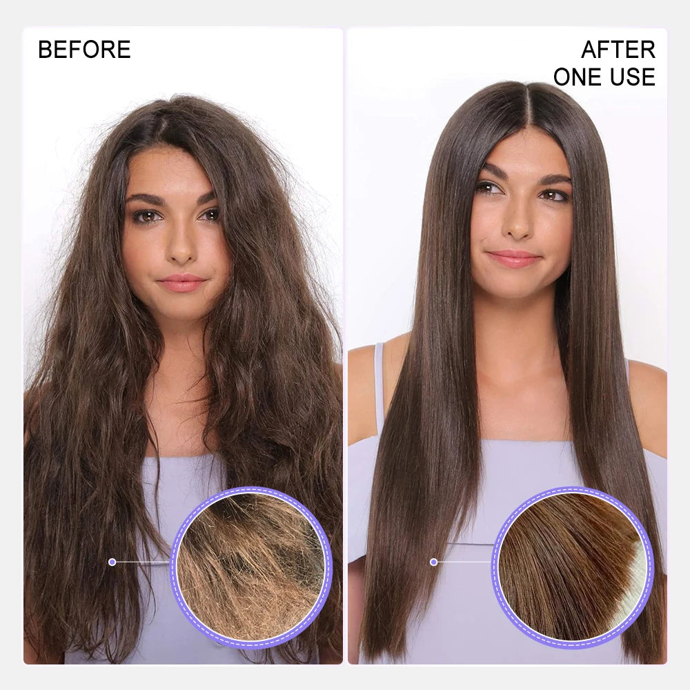 PURC Leave-In Conditioner Hair Spray Smoothing Straightening Shiny Repair Damaged Frizz Hair Treatment Hair Care