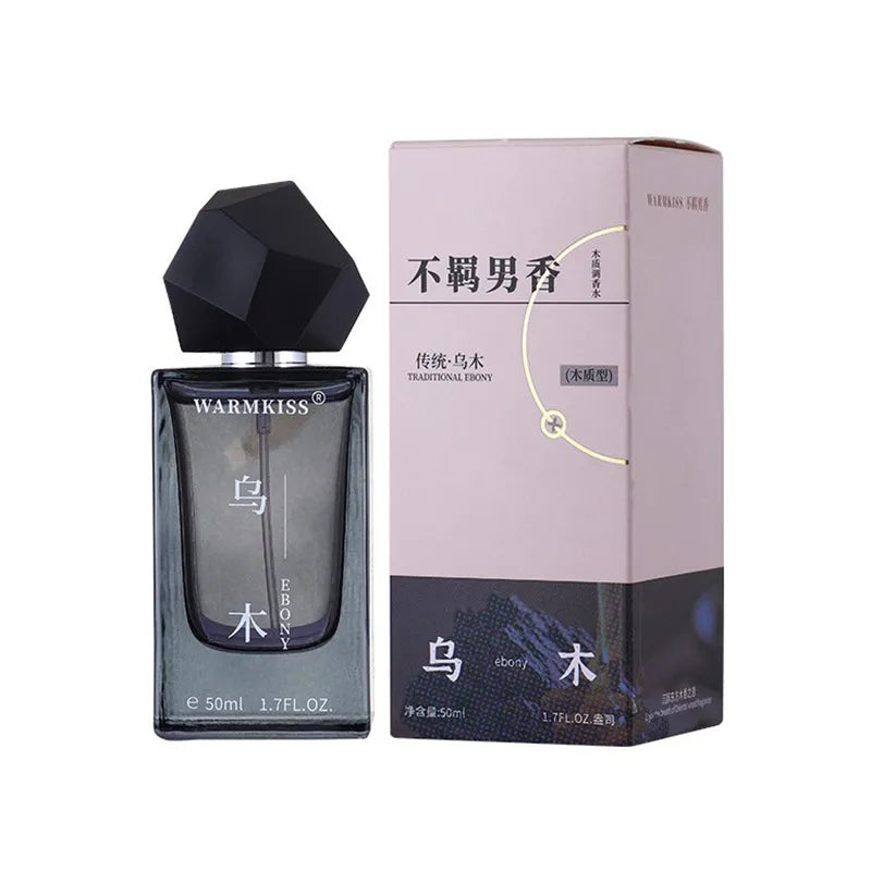 Sandalwood Ebony Perfume Spray,Woody Scent Men's Eau De Cologne,Cedar/Vetiver/Musk/Agarwood Light Fragrance Mist,Long Lasting