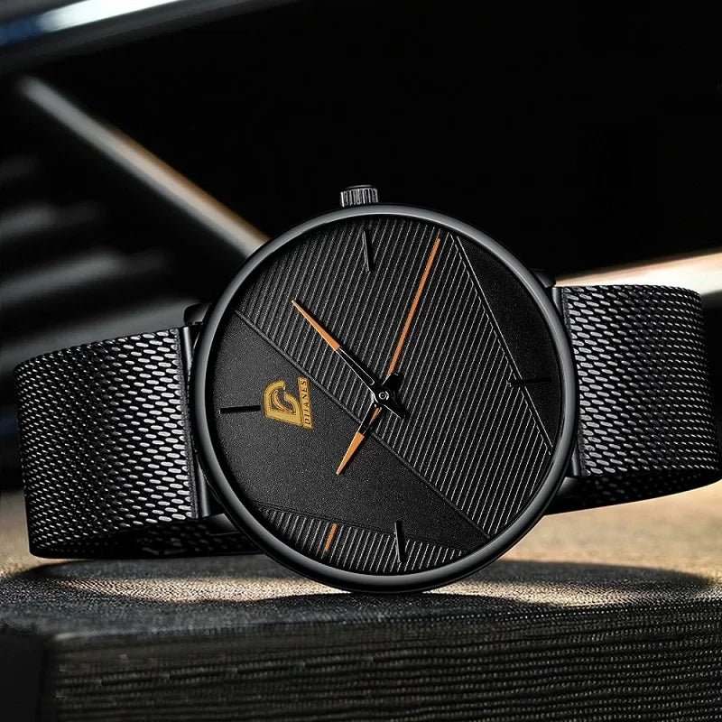 reloj hombre Watches Mens 2025 Minimalist Men's Fashion Ultra-thin Watch Simple Men Business Quartz Wristwatch relogio masculino