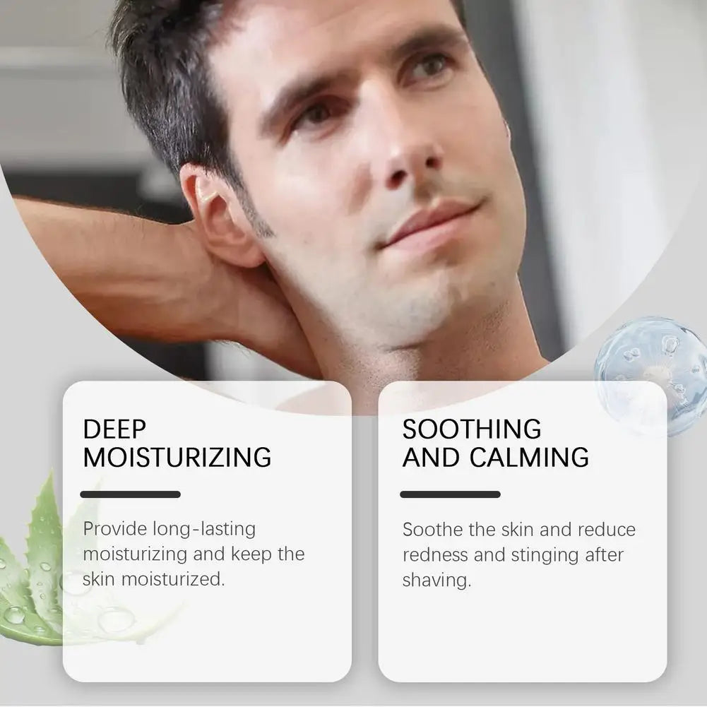 Men's After shave Spray Deep Moisturizing Hydrate Groomed Repair Soothing Damaged Beard Care Men's After Shave Spray