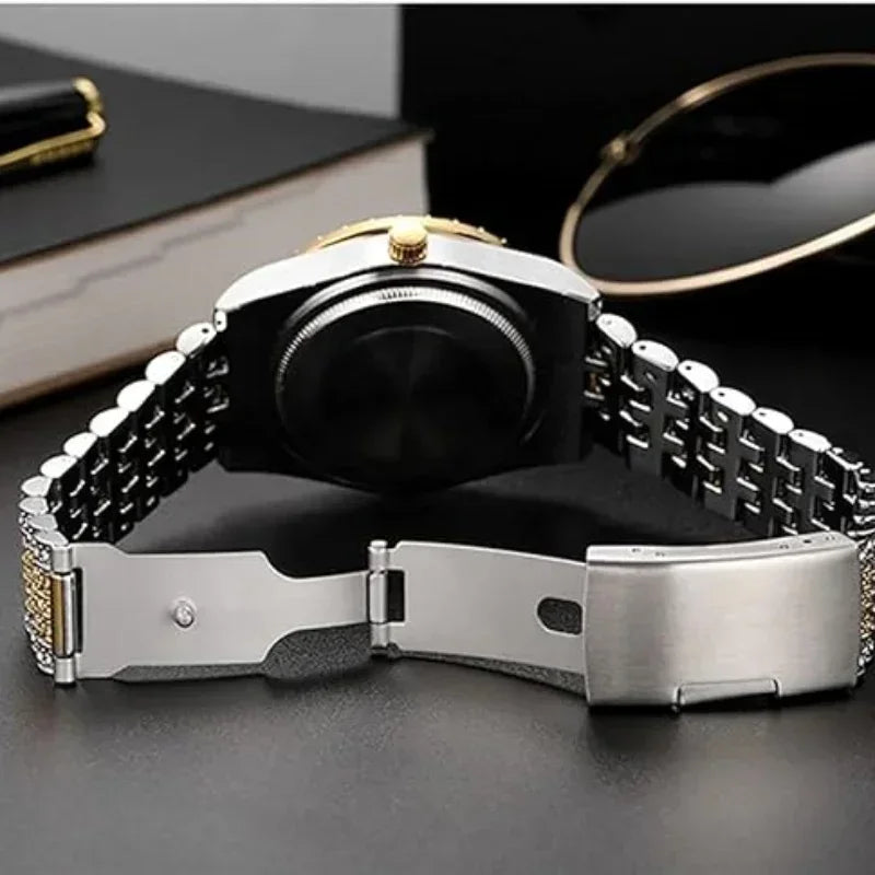 Full Iced Out Watch for Men Multiple Colors Hip Hop Mens Watch Fashion Cool Bling Diamond Luxury Mens Watches Clock Relogio