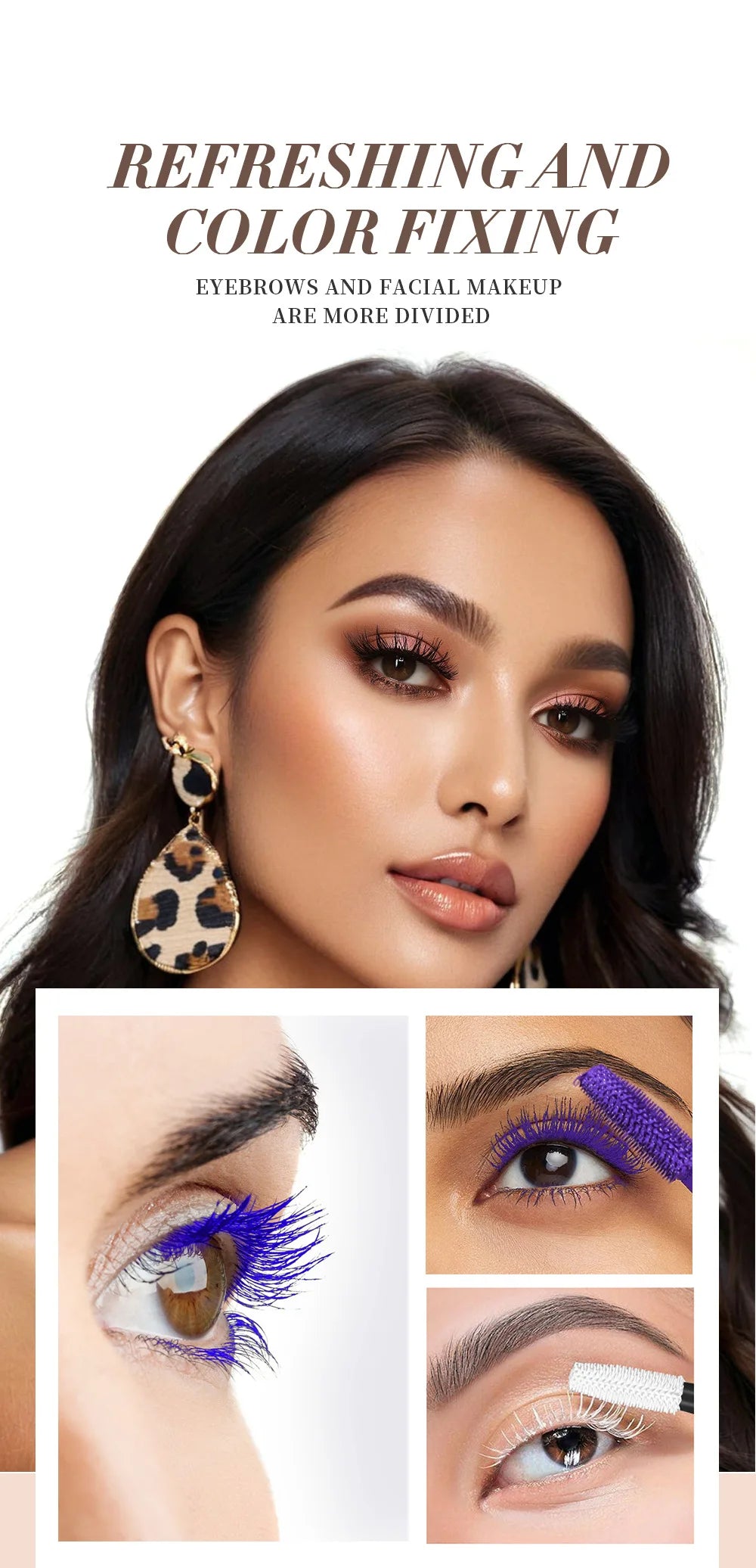 Waterproof Colorful Mascara For Women Long Lasting Volumizing Non Clumping Smudge Proof Curling Eyelash Enhancer Beauty Cosmetic