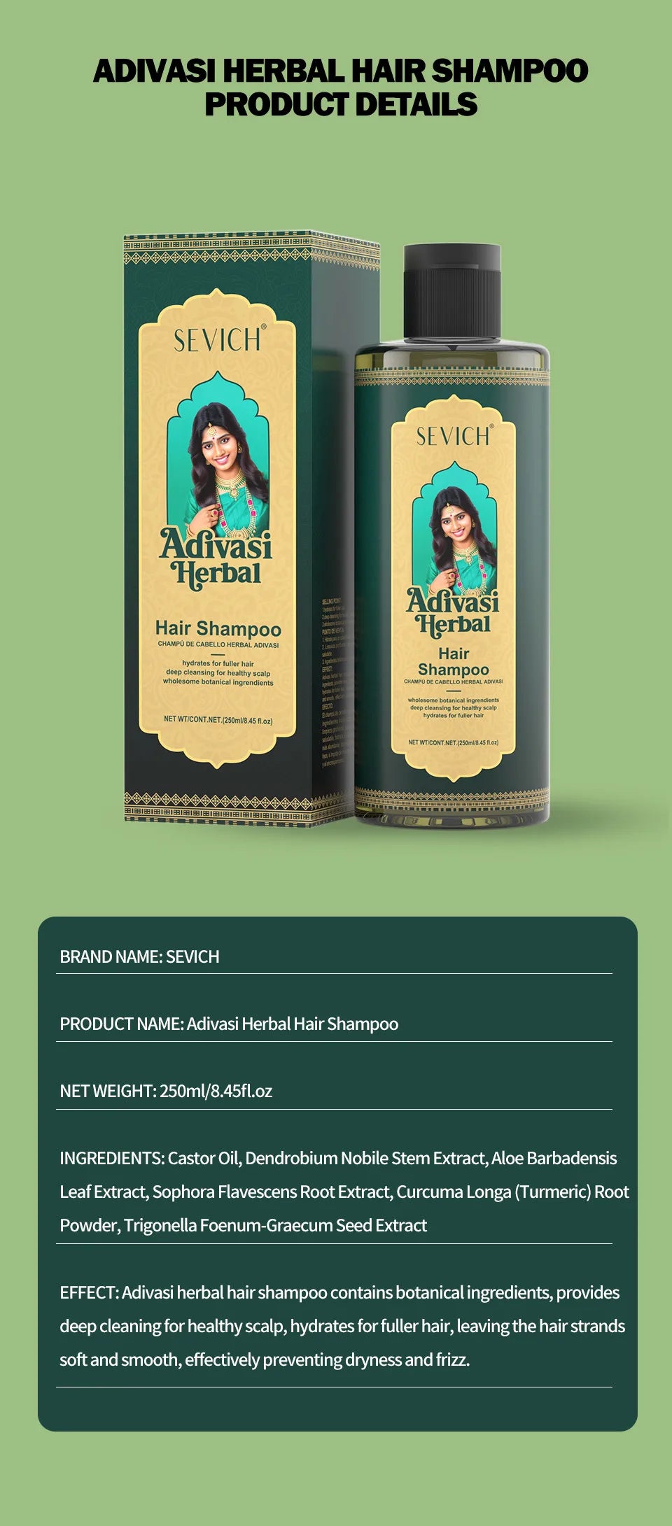 Pure Natural India Hair Oil Ayurvedic Herbal Hair Care Shampoo Rosemary Hair Growth Oil Anti Hair Loss Hair Regrowth Serum