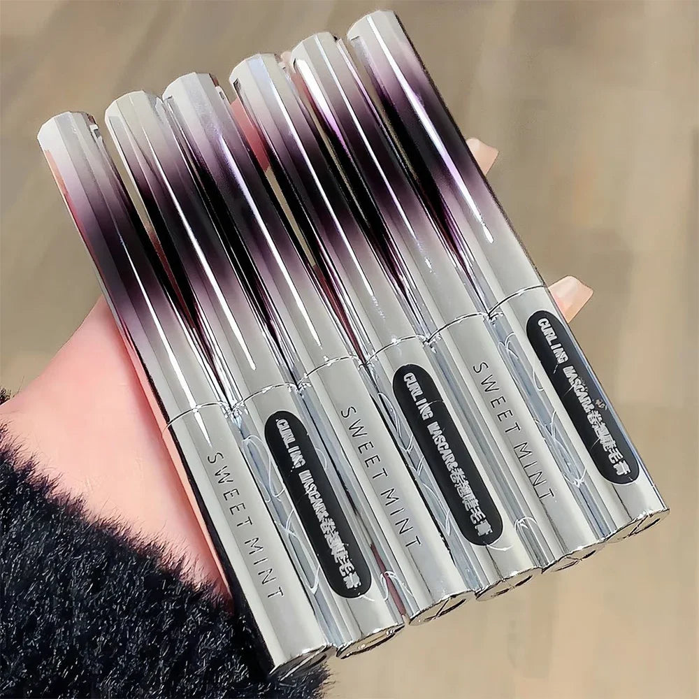 Black Metal Bar Type Head Mascara 3D Lengthens Eyelashes Extra Volume Waterproof Natural Lashes Female Makeup Korean Cosmetics