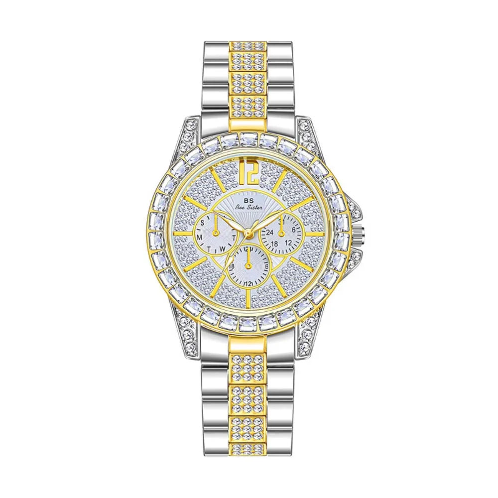 Luxury Women Watch Fashion Diamond Wrist Silver Gold Watches for Girls Waterproof Clock Reloj Mujer Dress Gifts