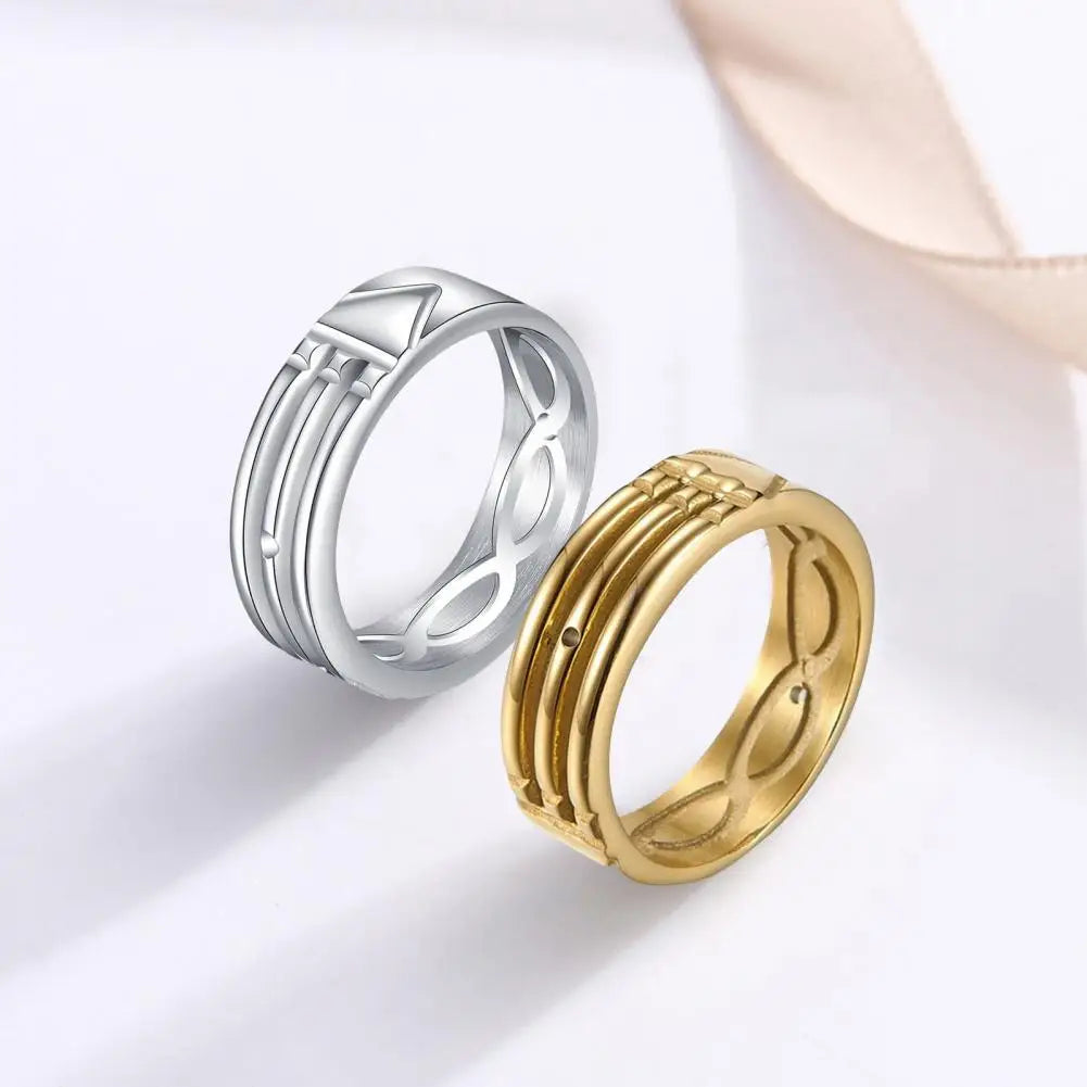 Men Fashion Ring Alloy Male Finger Ring Gift Dress Up Luxury Wedding Ring Male Party Charm Jewelry