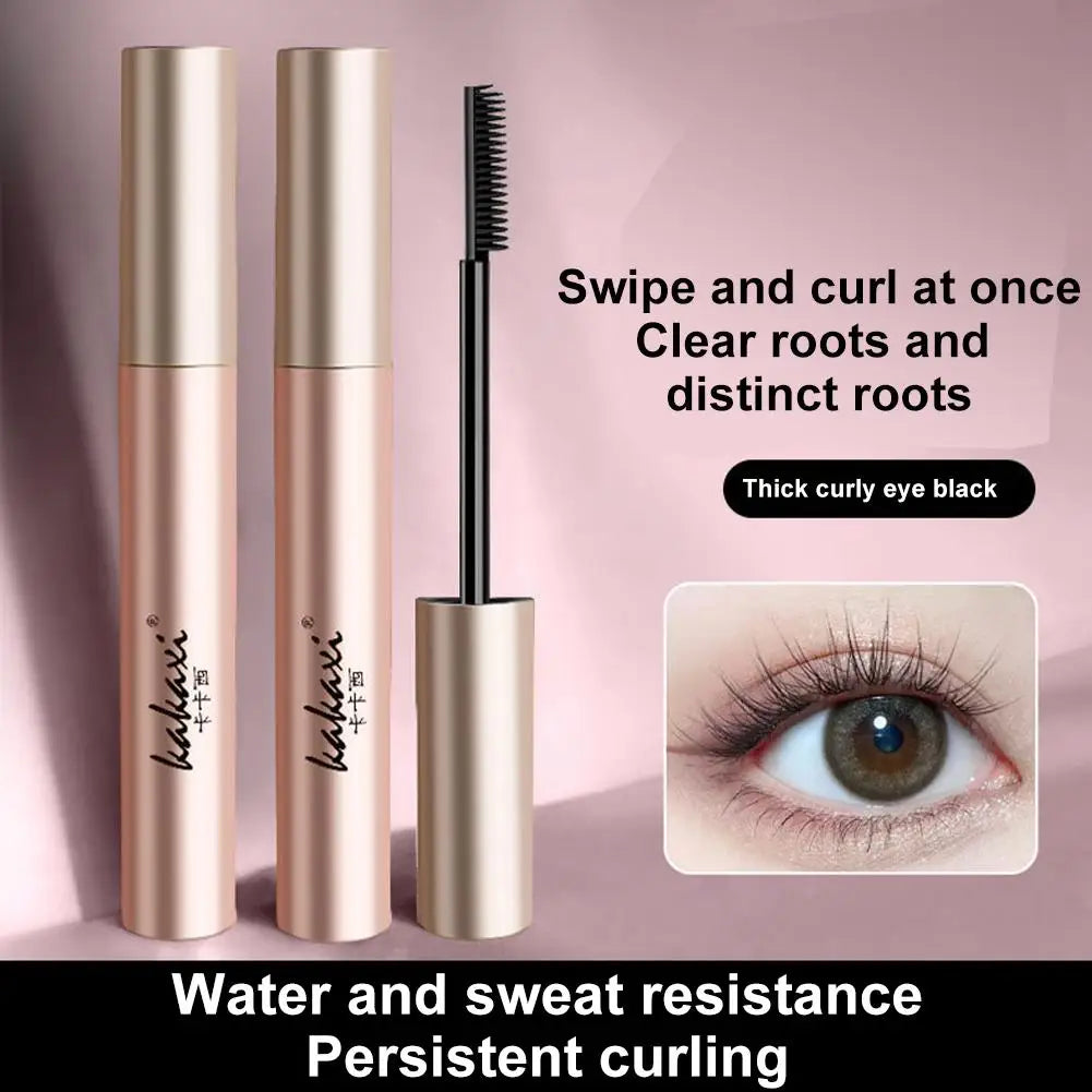 EyeLashes Mascara Waterproof Silk Fiber Mascara Black Long Curling Eyelash Extensions Non-clumping Eyes Makeup Cosmetics