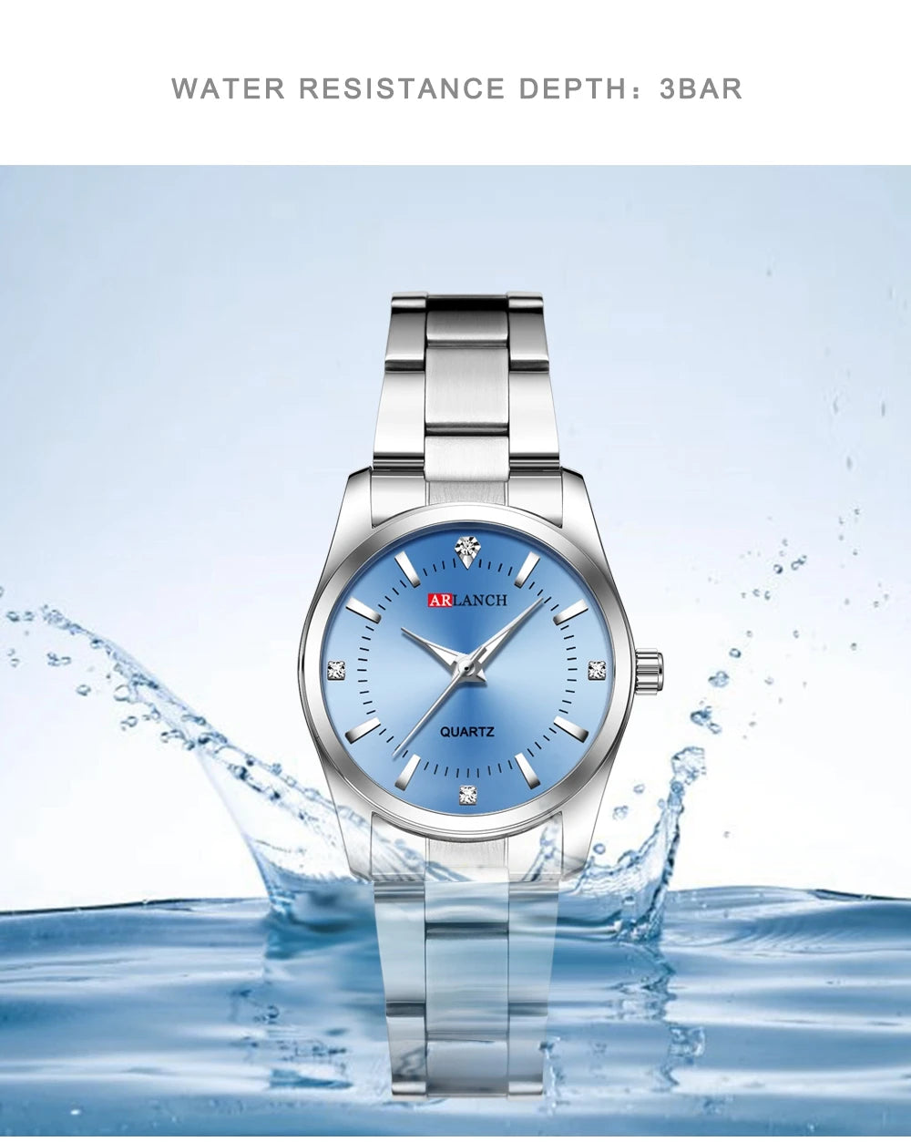 Luxury Women's Watch 29mm Fashionable Stainless Steel Rhinestone Pink Minimalist Girl Clock Outdoor Travel Women Wrist Watches