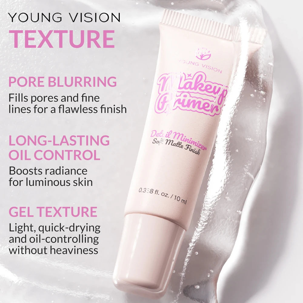Pore-Blurring Makeup Primer Lightweight, Oil-Control Pre-Makeup Base Long-Lasting, Hydrating, and Smoothing Primer for Invisible