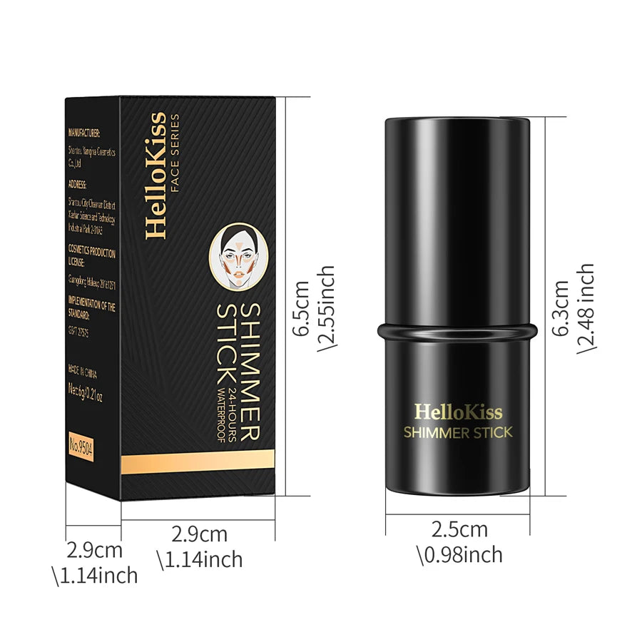 Highlighting Bronzer Stick Face Brightening Blusher Rouge Concealer Long Lasting Corrector 3D Nose Shadow Contouring Cosmetics