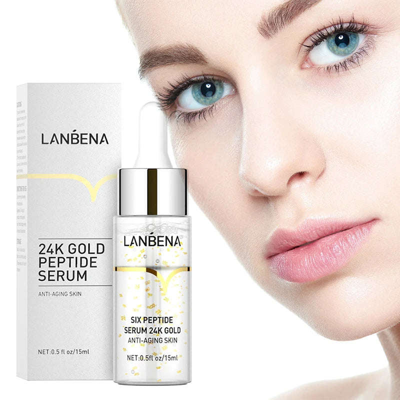 4 Kinds Moisturizing Facial Serum Deep Repair Face Skin Hyaluronic Acid Vitamin C Essence Fade Dark Spots Anti-Aging Skin Care