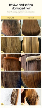 Keratin Hair Mask Magical 5 Second Repair Damage Frizzy Soft Smooth Shiny Hair Deep Moisturize Hair Treat Repair Hair Care Mask