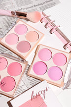 Radiant Blush Palette Makeup – Soft Matte & Shimmer, Natural Glow for a Youthful Look