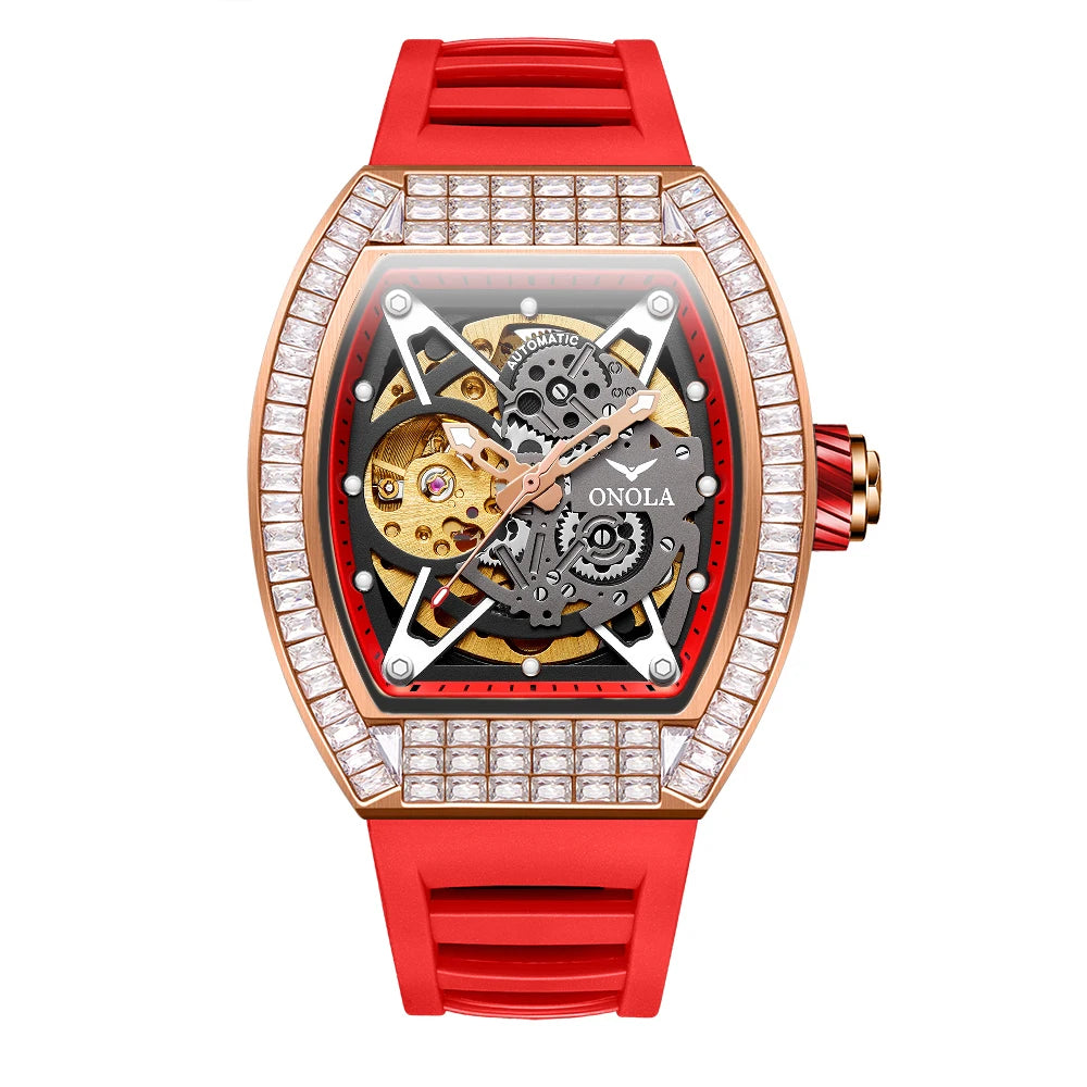 ONOLA New Watches 3838F Customer Logo Low Moq Mens Mechanical Watch Luxury Man Elegant  Men Watches High Quality