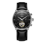 Montre Homme Luxury Brand Watches for Men Automatic Self Winding Mens Watch Leather Date Waterproof Men Mechanical Wristwatches