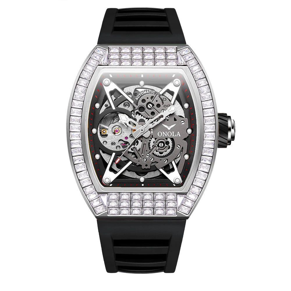 ONOLA New Watches 3838F Customer Logo Low Moq Mens Mechanical Watch Luxury Man Elegant  Men Watches High Quality