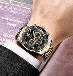 Mens Watches LIGE Top Brand Luxury Watch for Men Waterproof Sports Stainless Chronograph Quartz Wristwatch Relogio Masculino+Box