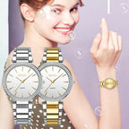 Luxury woman watch gold watch women luxe femme Gift for wife diamond watch quartz watches wristwatches for ladies