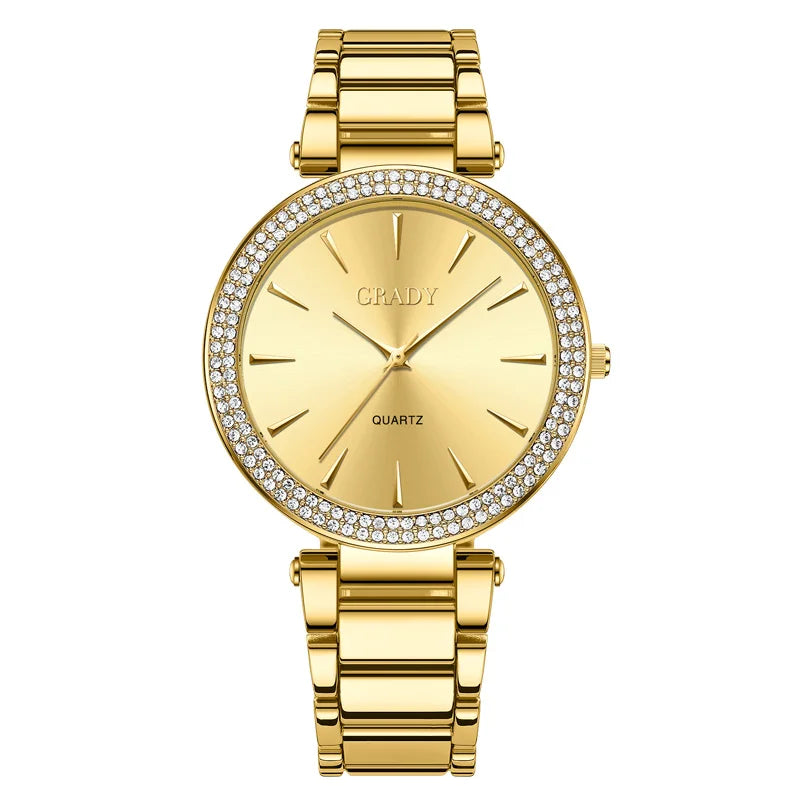 Luxury woman watch gold watch women luxe femme Gift for wife diamond watch quartz watches wristwatches for ladies